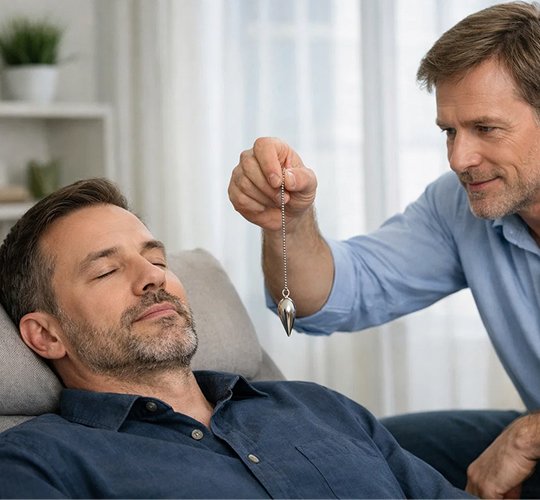 Мужчина на приеме по гипнозу от алкоголизма